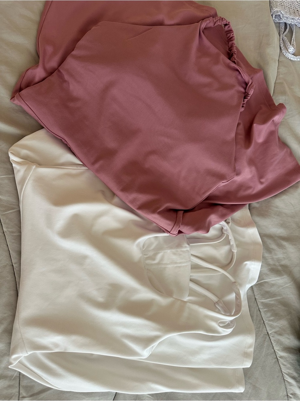 all in motion White Racerback Skater Mini Dress - Picture 7 of 7